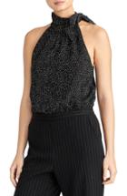 Women's Rachel Roy Collection Bow Neck Sleeveless Blouse - Black