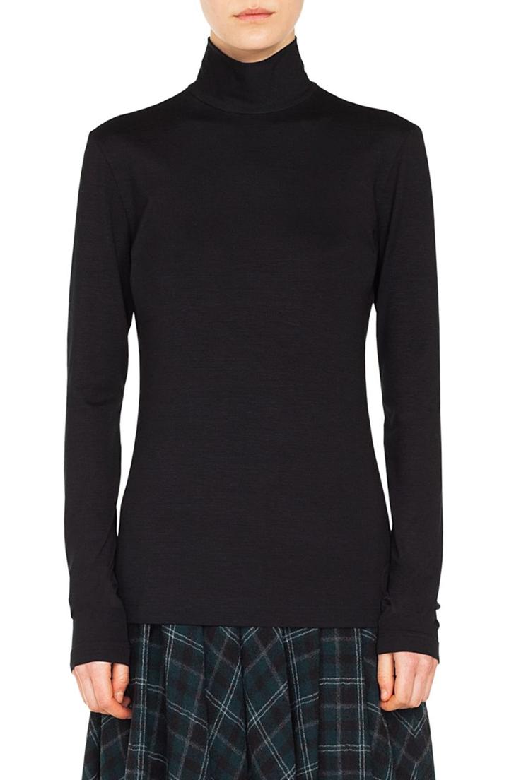 Women's Akris Punto Stretch Modal Turtleneck