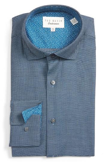 Men's Ted Baker London Kian Trim Fit Geometric Dress Shirt