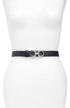 Women's Kate Spade New York Glitter Bow Skinny Belt - Black/ Gold
