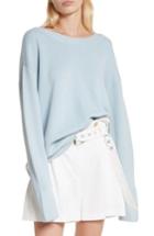 Women's 3.1 Phillip Lim Cotton & Silk Blend Sweater - Blue