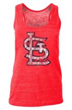Women's New Era Cap Mlb Racerback Triblend Tank - Red