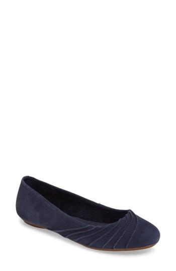 Women's Hush Puppies 'zella Chase' Ballet Flat M - Blue