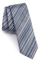 Men's Paul Smith Stripe Silk Tie, Size - Blue