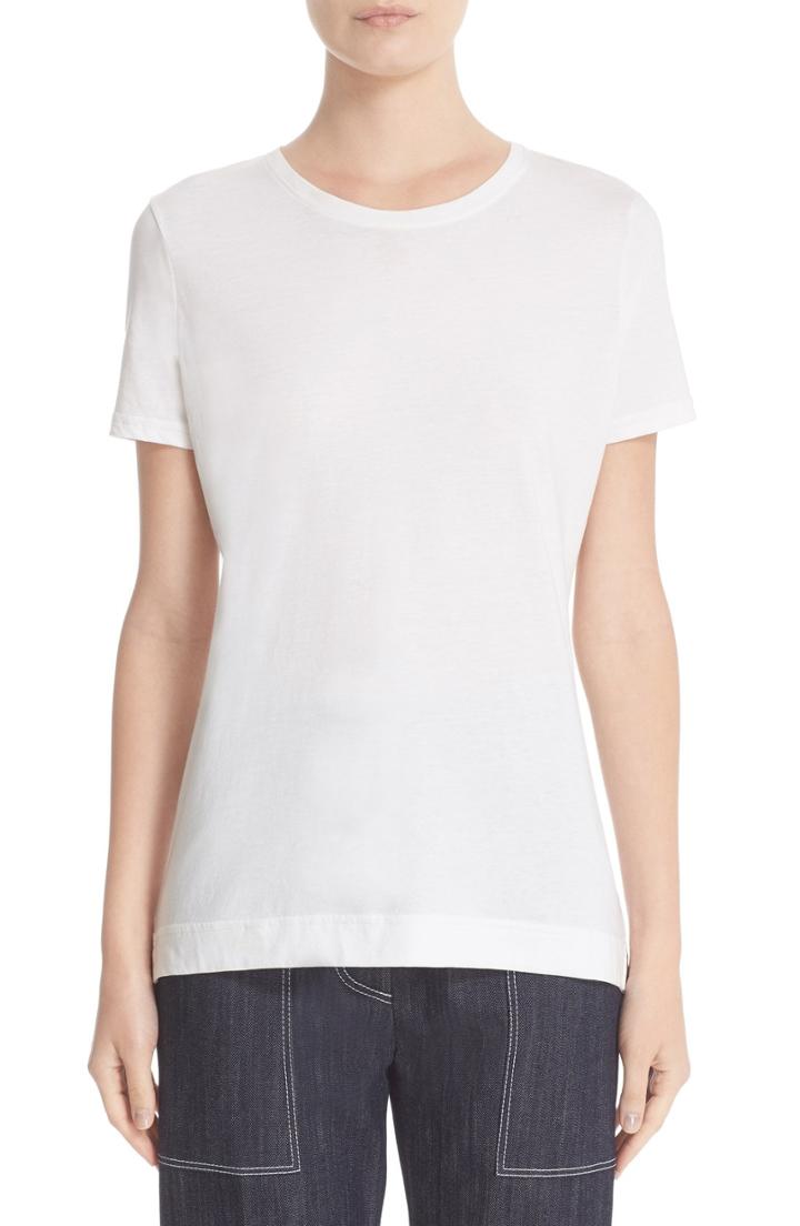 Women's Madewell Alto Colborne Stripe Tee, Size - Pink