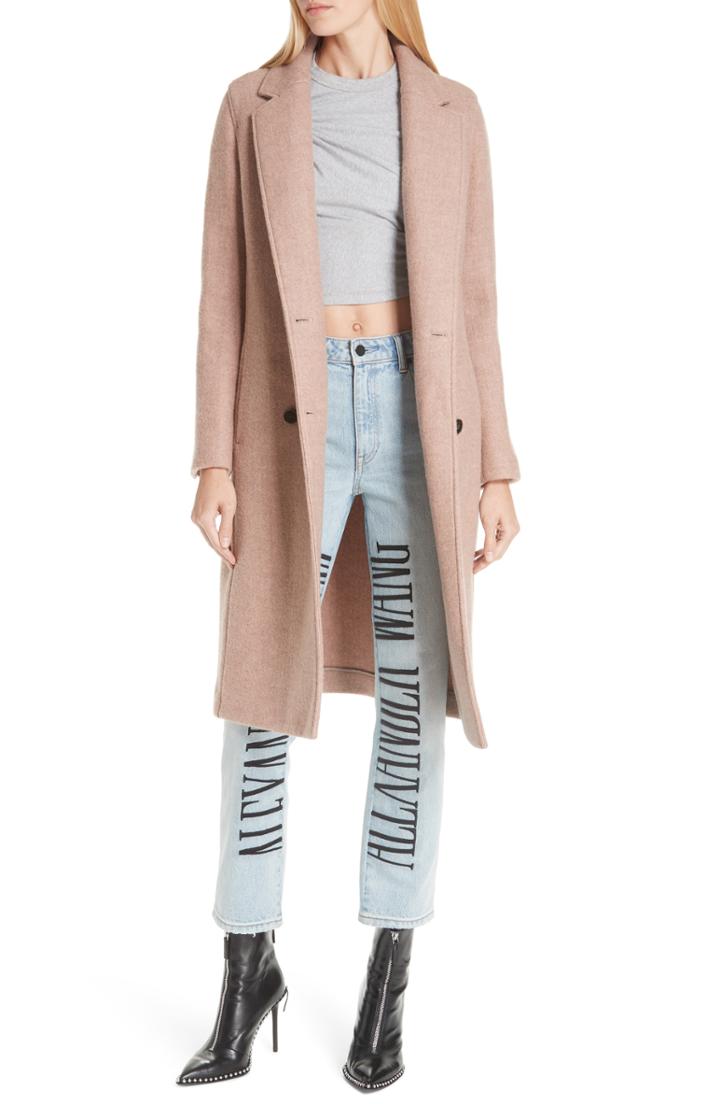 Women's Burberry Kensington Long Trench Coat - Yellow