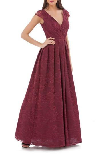 Women's Js Collections Embroidered Lace Ballgown