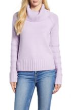 Women's Caslon Turtleneck Sweater - Purple