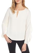 Women's Cooper & Ella Selma Ruffle Blouse, Size - Ivory