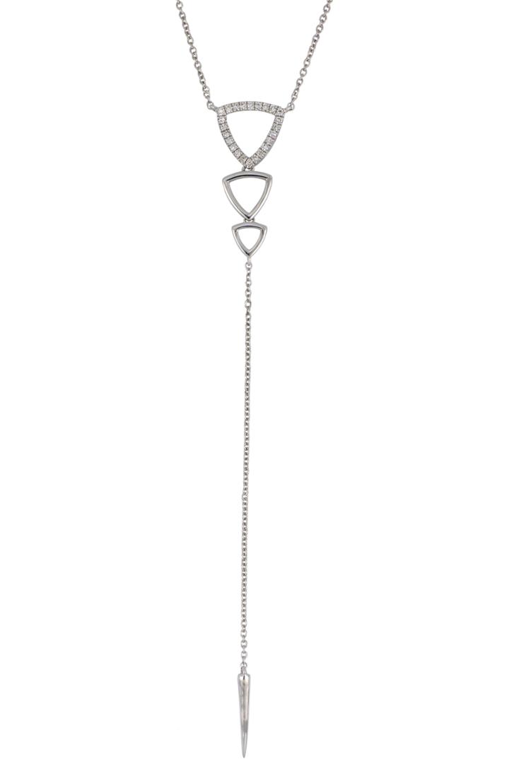 Women's Carriere Diamond Triangle Y-necklace (nordstrom Exclusive)