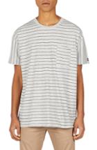 Men's Zanerobe Stripe Rugger T-shirt, Size - Grey