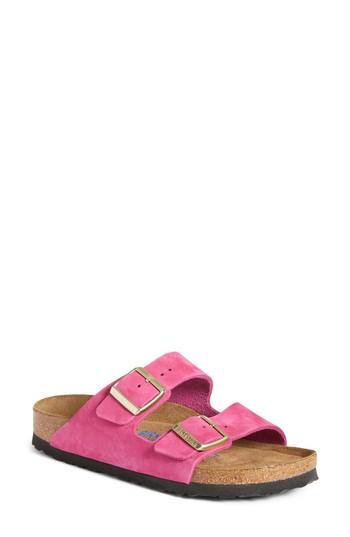Women's Birkenstock 'arizona' Soft Footbed Sandal -5.5us / 36eu D - Pink