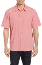 Men's Quiksilver Waterman Collection Cane Island Classic Fit Camp Shirt - Red