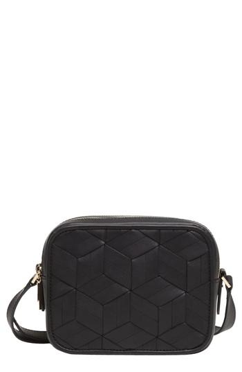 Welden Explorer Woven Leather Camera Bag - Black