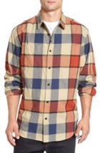 Men's Imperial Motion 'hanson' Check Flannel Shirt - Orange