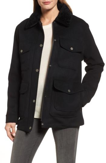 Women's Pendleton Manchester Waterproof Field Coat - Black