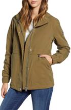 Women's Tommy Jeans Hooded Field Jacket, Size - Green
