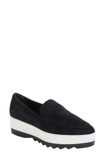 Women's Donna Karan Platform Loafer M - Black