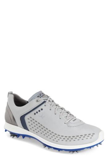 Men's Ecco 'biom' Hydromax Waterproof Golf Shoe -11.5us / 45eu - Grey