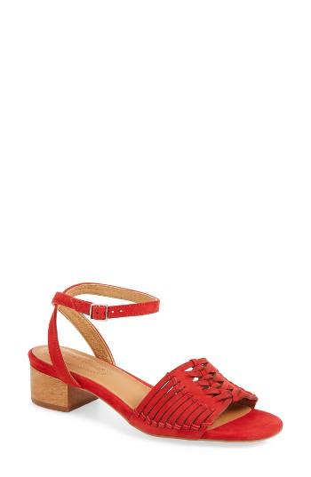 Women's Corso Como Bahamas Block Heel Sandal .5 M - Red