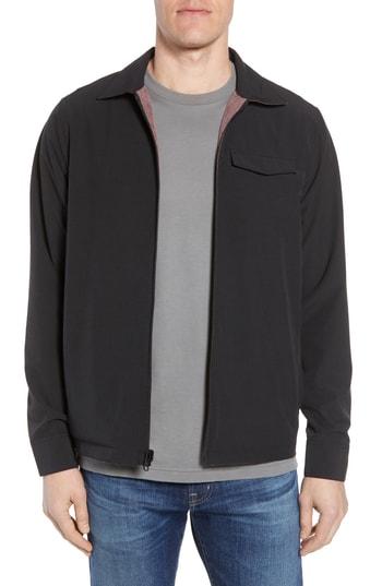 Men's Travis Mathew Battery Reversible Jacket - Black