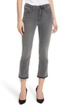 Women's L'agence Serena High Waist Crop Flare Jeans - Grey