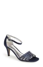 Women's David Tate 'terra' Ankle Strap Sandal .5 Ww - Blue