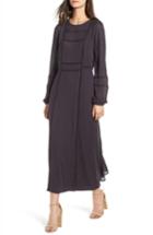 Women's Hinge Lace Inset Midi Dress, Size - Blue