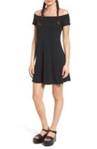 Women's Fire Knit Off The Shoulder Shift Dress