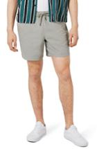 Men's Topman Canvas Shorts - Grey