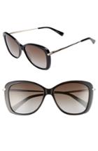 Women's Longchamp 56mm Gradient Lens Butterfly Sunglasses -