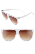 Women's Bp. 62mm Perfect Shield Sunglasses - White Fade