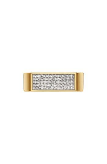 Women's Monica Vinader Diamond Signature Wide Ring