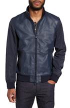 Men's Zachary Prell Mixed Media Jacket, Size - Blue