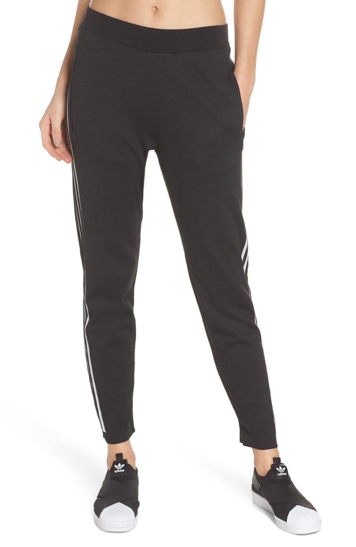 Women's Adidas Id Striker Knit Pants - Black