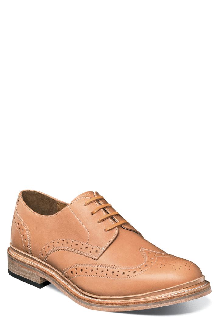 Men's Stacy Adams M2 Wingtip Derby .5 D - Brown