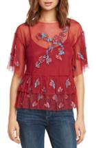 Women's Ten Sixty Sherman Multi Stripe Cinch Front Top