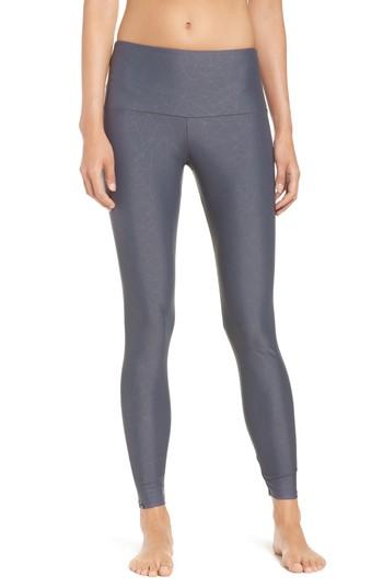 Women's Onzie High Waist Print Leggings, Size M/l - Grey