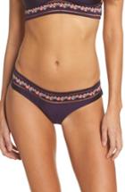 Women's Becca In The Mix High Cut Bikini Bottoms - Purple