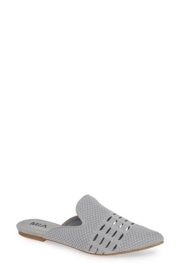 Women's Mia Tina Open Knit Mule M - Grey