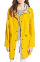 Women's Barbour Pegmatite Waterproof Hooded Raincoat Us / 10 Uk - Yellow