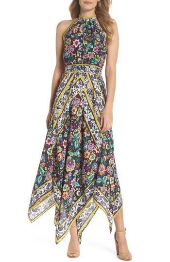 Women's Eliza J Halter Handkerchief Dress - Blue