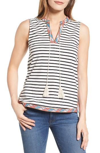 Women's Thml Stripe Knit Top - Ivory