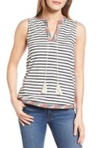Women's Thml Stripe Knit Top - Ivory