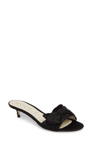 Women's Something Bleu Butterfly Bow Mule M - Black