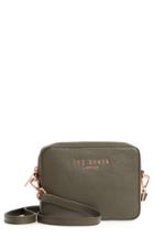 Ted Baker London Susi Leather Crossbody Bag - Green