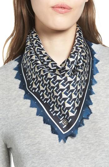 Women's Tory Burch Martini Silk Neckerchief