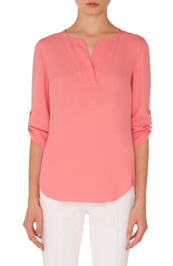 Women's Akris Punto Silk Blouse - Pink