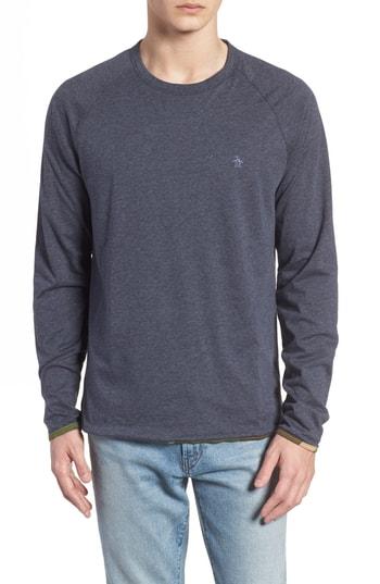 Men's Original Penguin Reversible T-shirt - Blue