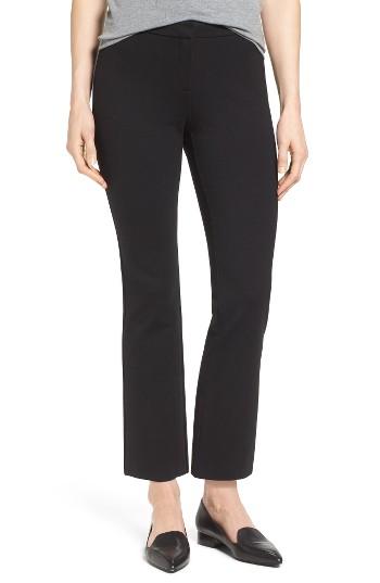 Women's Halogen Kick Flare Knit Ankle Pants - Black